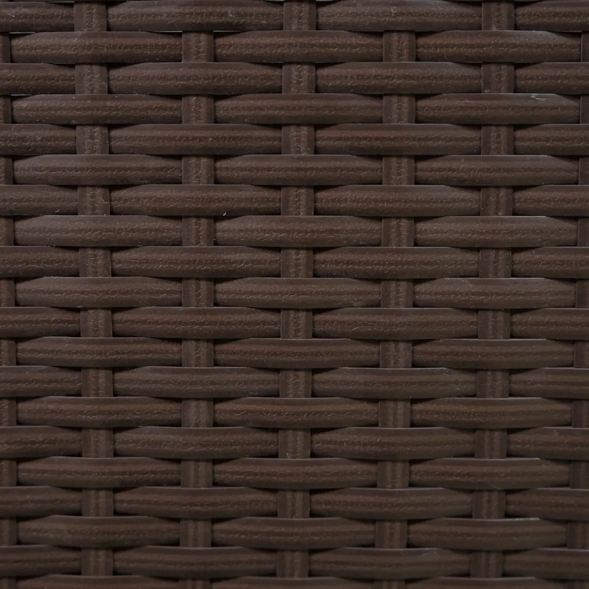 Rattan Cushion Storage Box 582L - Brown