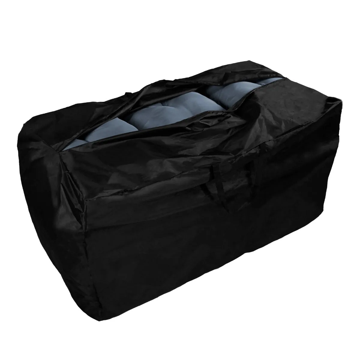 Rattan Cushion Storage Box 582L - Brown