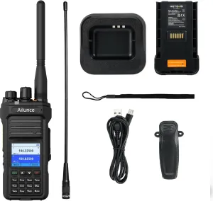 Retevis Ailunce HA1UV Handheld Ham Radio, Dual Band Radio with SMA-F Antenna, USB-C Charging, 2800mAh, IP67 Waterproof, Sub-PTT, NOAA, Long Range Walkie Talkies for Amateur(1 Pack)