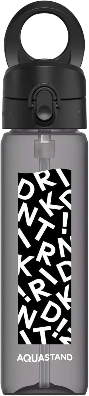 RhinoShield AquaStand Magnetic Bottle 27oz | Tritan Water Bottle with Straw Lid, Sport Bottle, with MagSafe Handle, Adjustable Tripod, Leak Proof, Lightweight - [JUST DRINK IT!]
