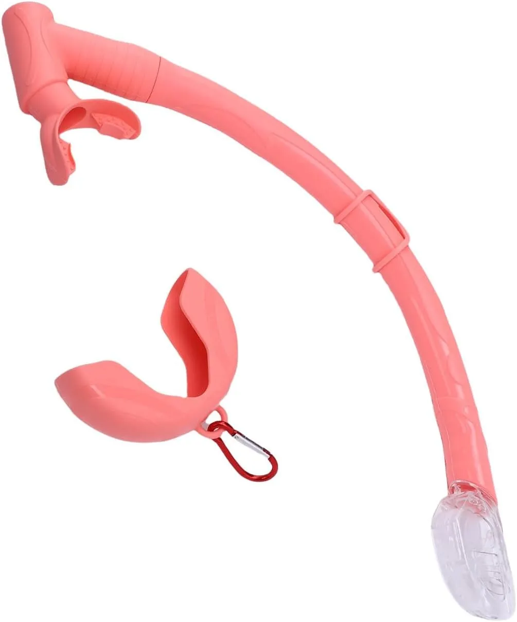 Roll Up Snorkel, Silicone Folding Freediving Snorkel Tube Streamlined for Diving