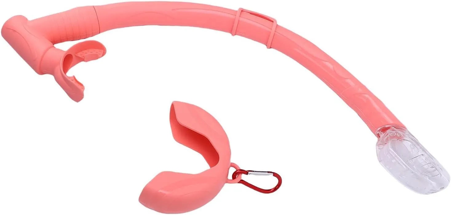 Roll Up Snorkel, Silicone Folding Freediving Snorkel Tube Streamlined for Diving