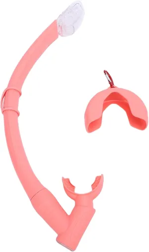 Roll Up Snorkel, Silicone Folding Freediving Snorkel Tube Streamlined for Diving