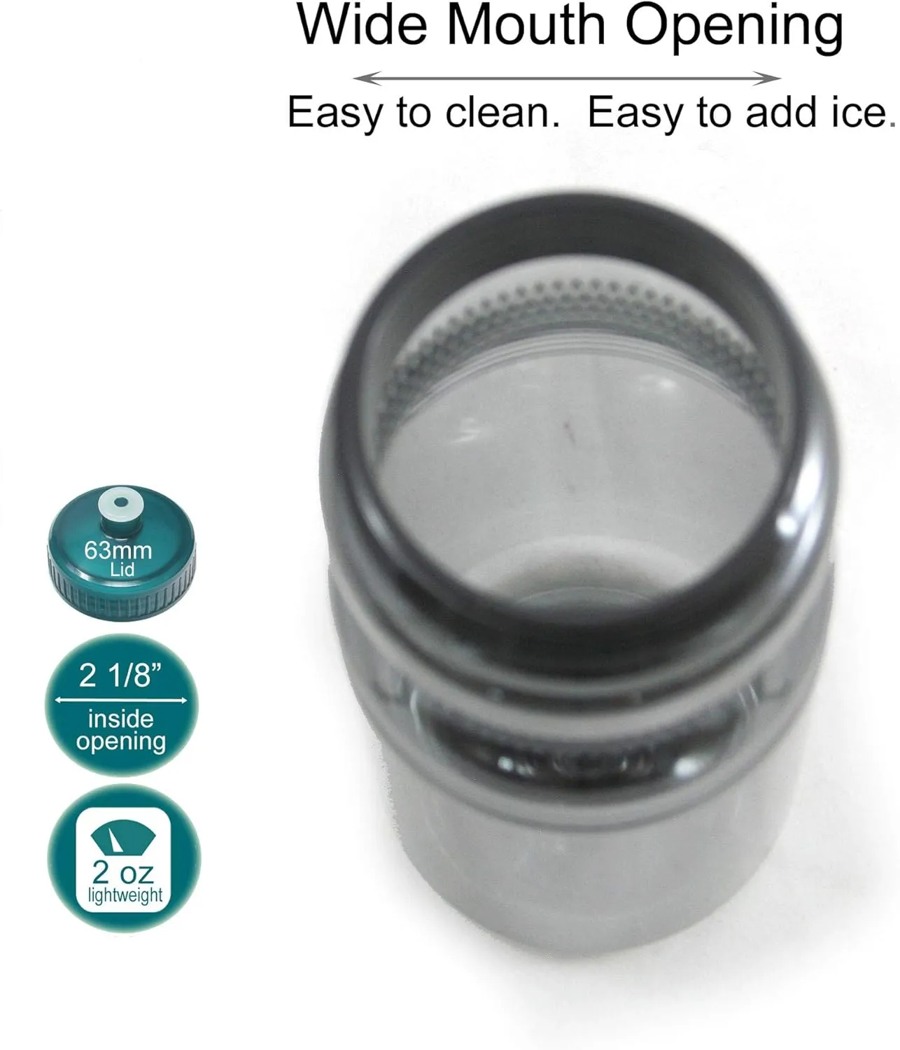 Rolling Sands BPA-Free 24 Ounce Water Bottles, Bulk 30 Pack, Made in USA