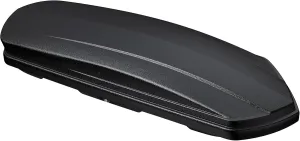 Rooftop Cargo Carrier 15 Cubic Feet Cargo Box for Car Storage, Large Roof Rack Cargo Carrier Dual Side Opening Hard Shell Weatherproof Storage Boxes - 110LBS Capacity Matte Black
