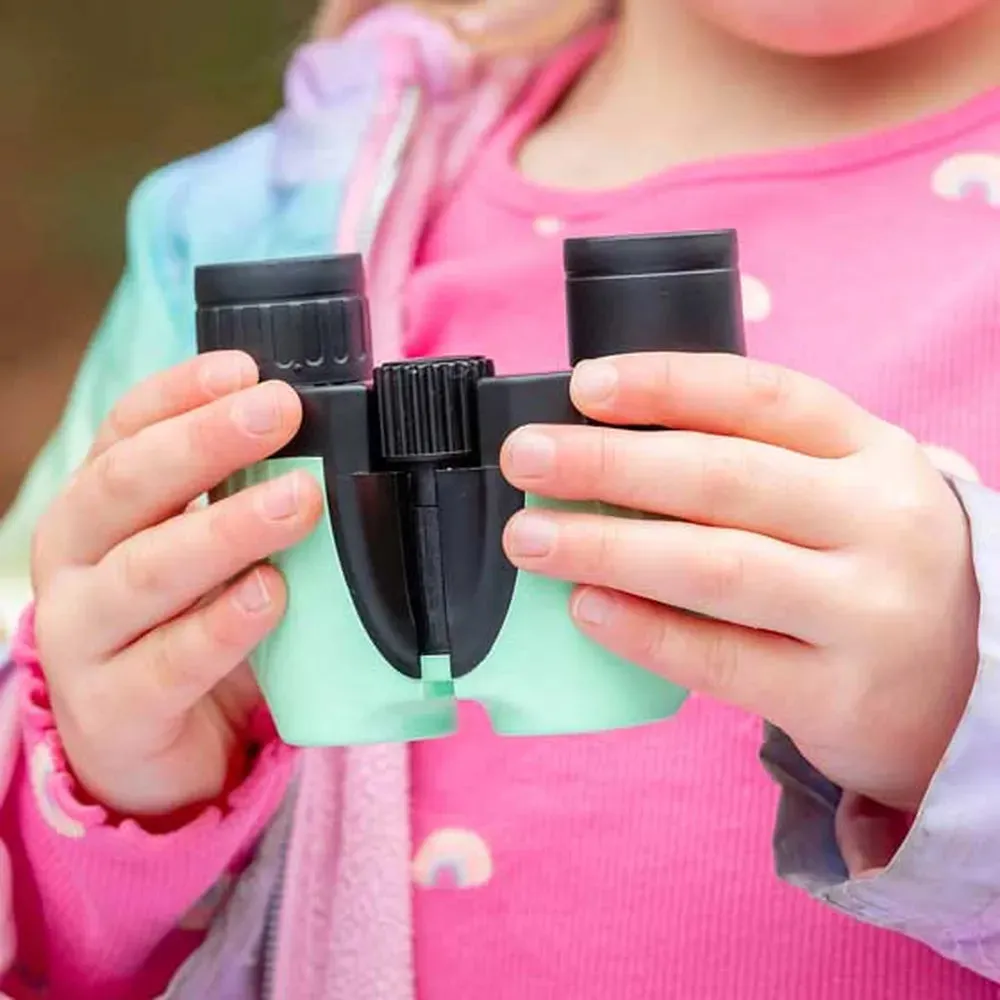 RSPB Puffin Junior Children's Binoculars - Light Green