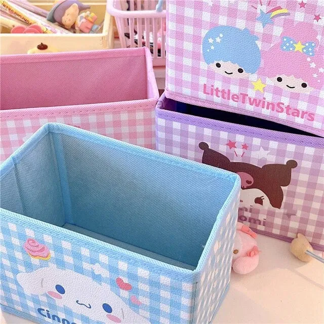 Sanrio foldable desktop storage box