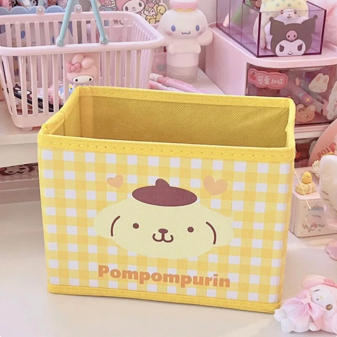 Sanrio foldable desktop storage box