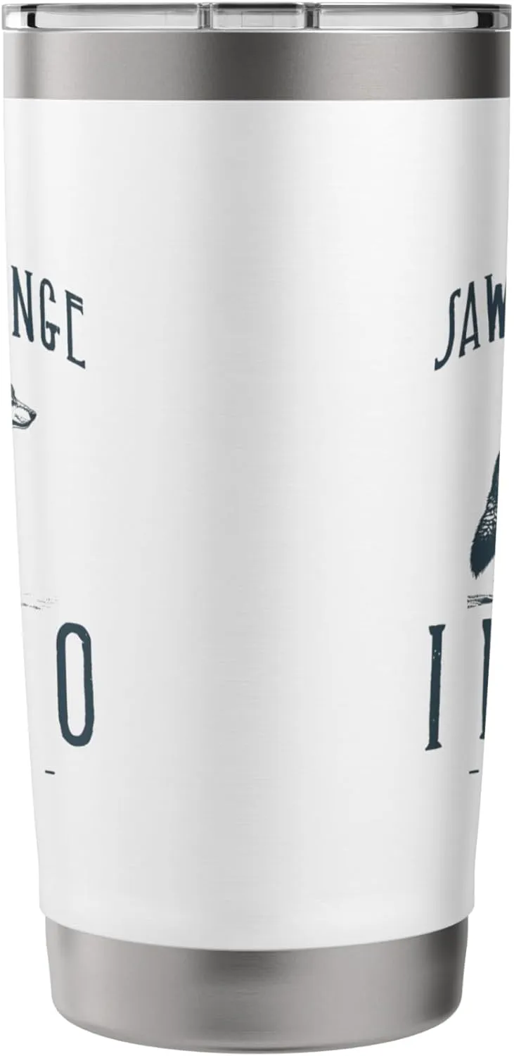 SAWTOOTH RANGE. WOLF OUTDOOR WILDLIFE Stainless Steel Insulated Tumbler