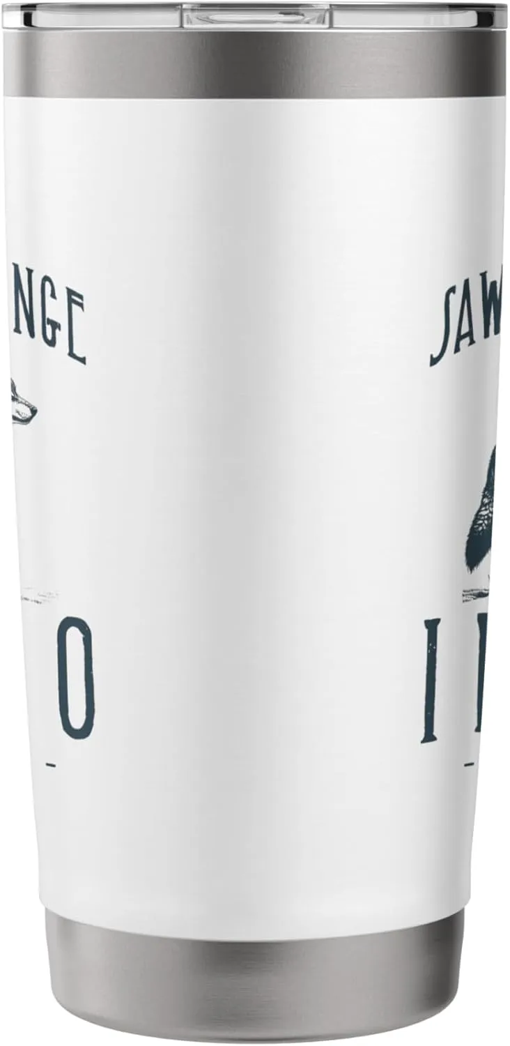 SAWTOOTH RANGE. WOLF OUTDOOR WILDLIFE Stainless Steel Insulated Tumbler