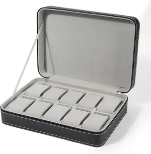 SBCC Portable 6-position zipper bag watch box storage box bracelet jewelry box