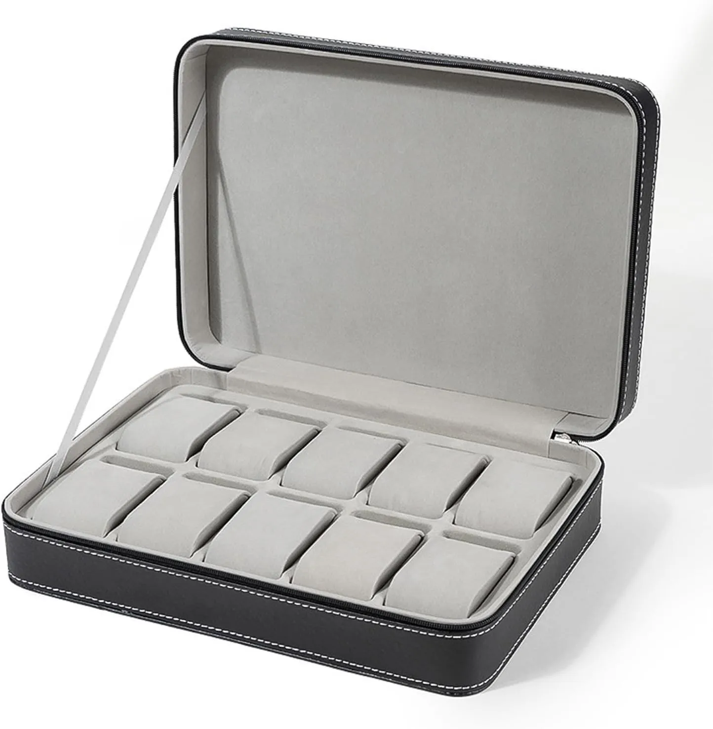 SBCC Portable 6-position zipper bag watch box storage box bracelet jewelry box