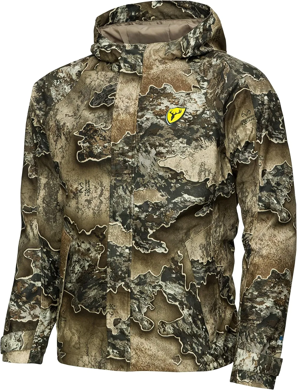 SCENTBLOCKER Drencher Men's Lightweight Breathable Waterproof Camo Rain Jacket