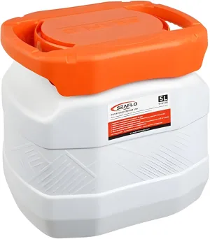 SEAFLO Waterproof Storage Bins with Lid for Marine, RV, Storage, Kayak, Camping 1.32 Gal / 5 L