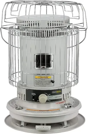 Sengoku Indoor & Outdoor Portable Kerosene Heater, 23,500 BTU, HeatMate, White - Cordless Space Heater for Home, Garage, Basement, and Camping