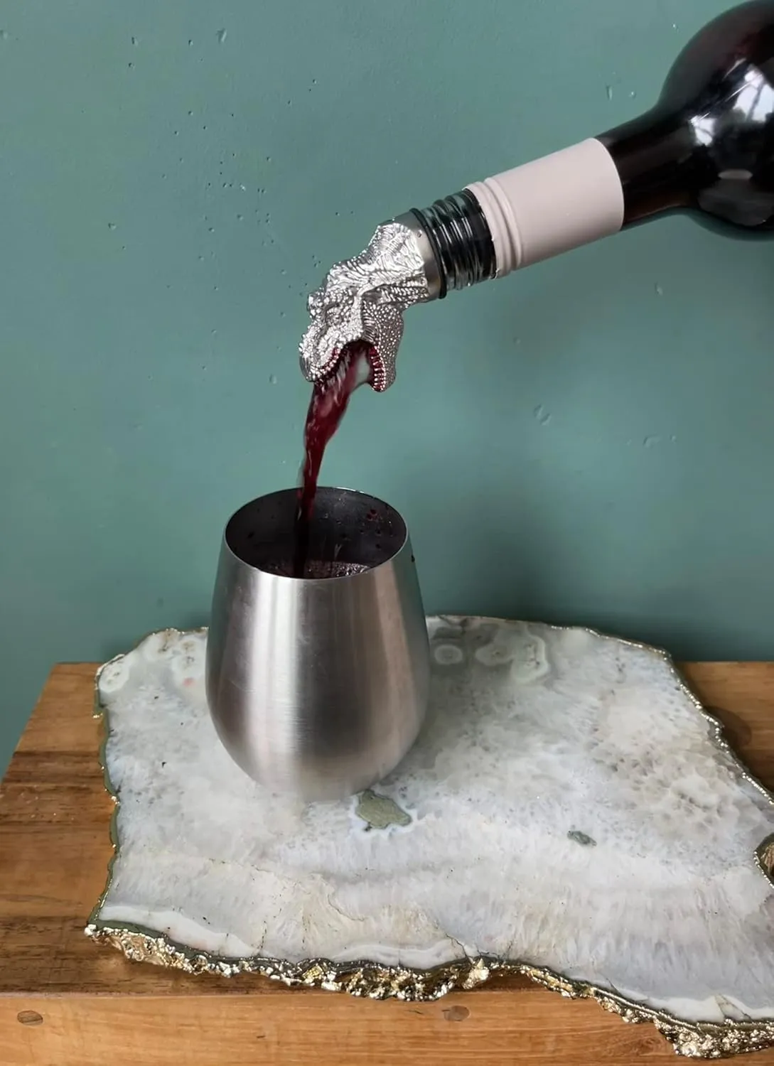 SHEP ANIMAL AERATOR | WINE AERATOR POURER SPOUT | NOVELTY GIFT | TREX