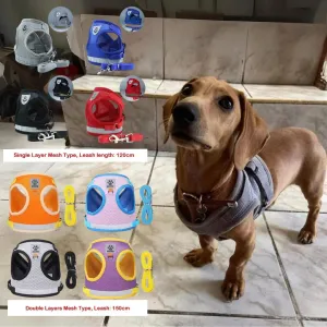 ShinePup Dachshund Reflective Harness with Leash