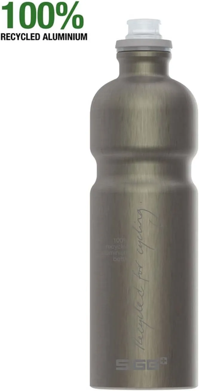 SIGG 50368 Outdoor Water Bottle, Lightweight, Swiss Aluminum Bottle, Move My Planet, 1.5 fl oz (0.75 L), Smoke Pearl