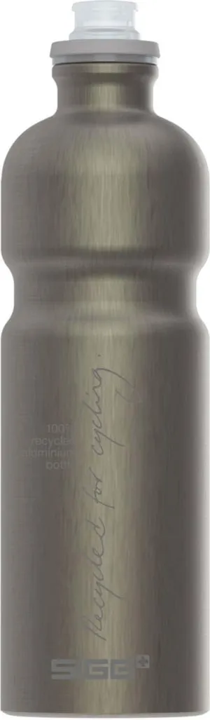 SIGG 50368 Outdoor Water Bottle, Lightweight, Swiss Aluminum Bottle, Move My Planet, 1.5 fl oz (0.75 L), Smoke Pearl