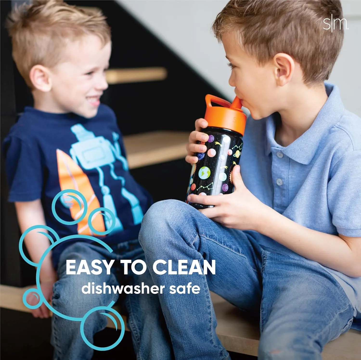 Simple Modern Kids Summit Water Bottle with Straw Lid | Harry Potter 14oz Stainless Steel Cup Insulated Tumbler for Boys, Girls, School | Magical Mashup