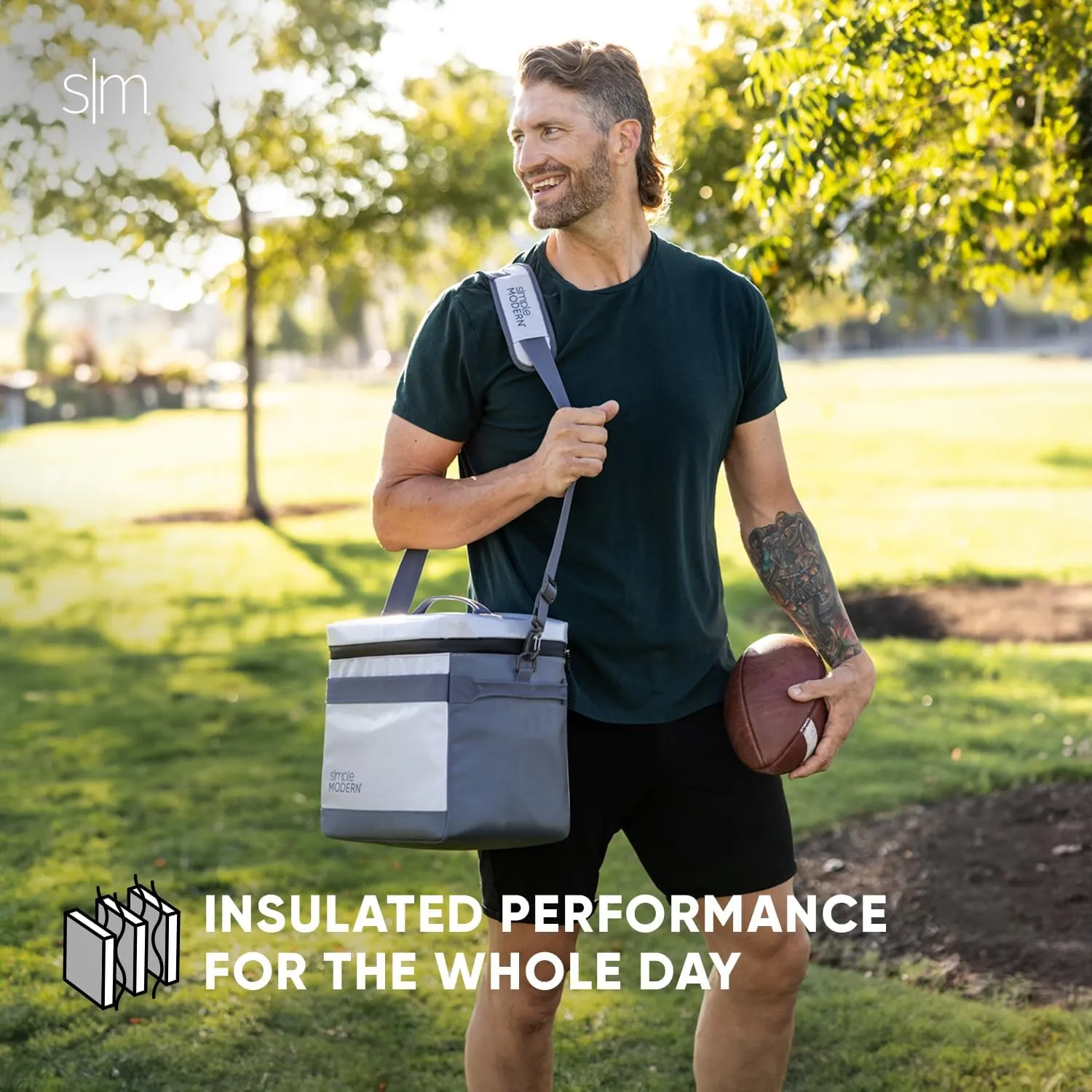 Simple Modern Officially Licensed NFL Dallas Cowboys Day Cooler for 12 Cans | Soft Insulated Ice Chest with Carrying Strap & Handle | Lunch Box Travel, Work, Game Day | 11 Liter | Dallas Cowboys