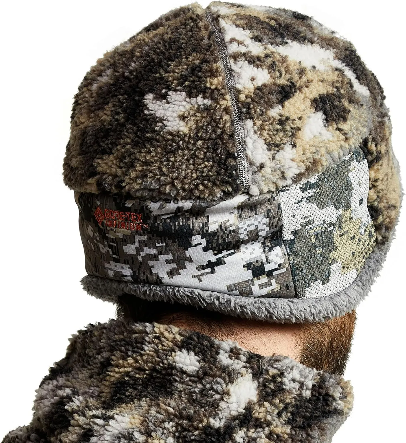 SITKA Gear Men's Fanatic Windstopper Insulated Breathable Whitetail Elevated ll Hunting Beanie