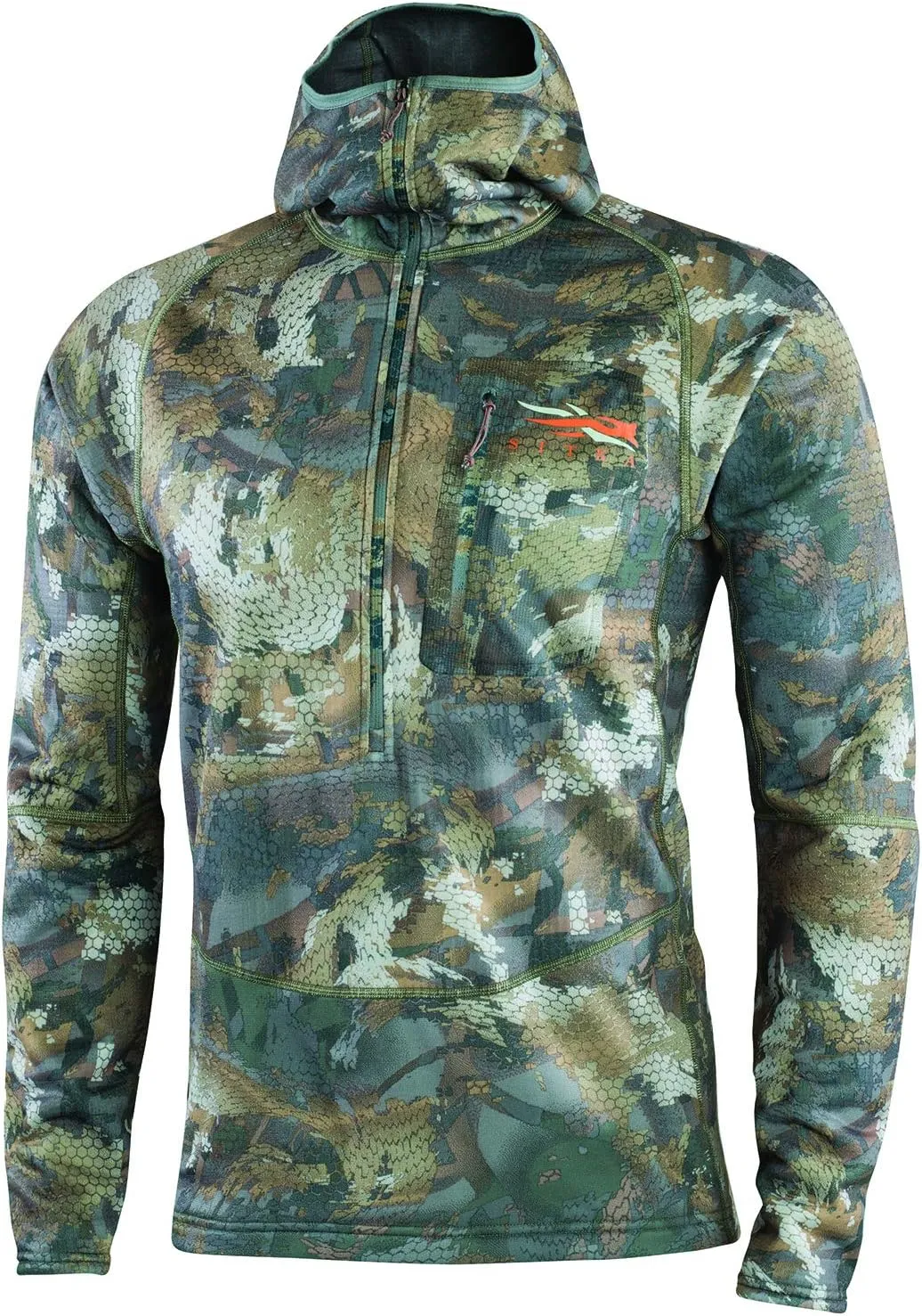 Sitka Men's Grinder Insulated Waterfowl Concealing Hunting Hoody, Optifade Timber, X-Large Tall