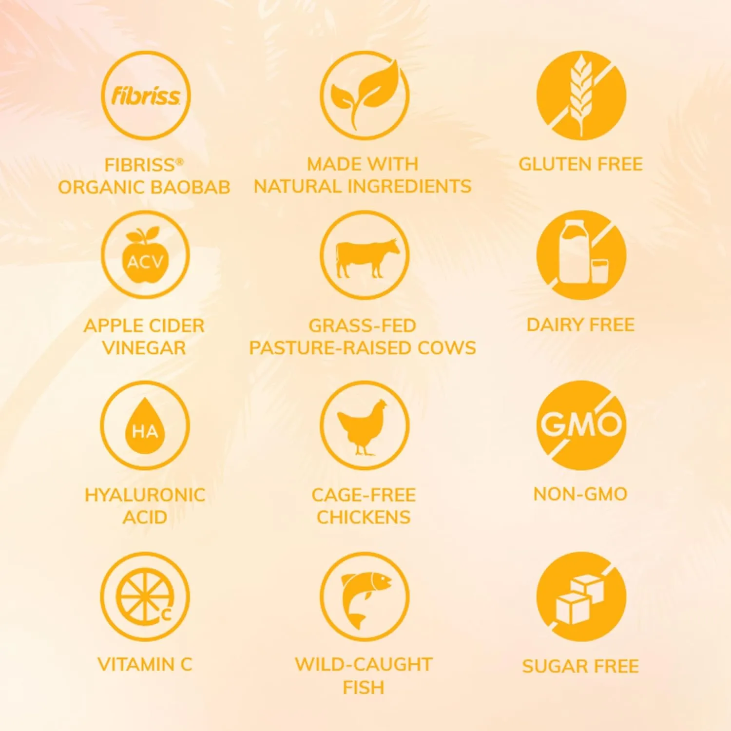SkinnyFit - Super Youth, Orange Pineapple (30 Servings) - Multi Collagen Peptides Powder - Probiotics, Fiber, Hyaluronic Acid - Collagen for Women - Non GMO, Gluten Free, Sugar Free - Self Care