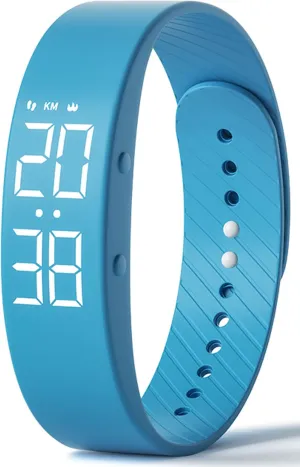 Smart Watch for Men Women Digital Watch Fitness Tracker Band Sleep Monitor Activity Tracker Calorie Distance Step Counter Vibrating Alarm Clock Waterproof LED Backlight USB Charging NO APP