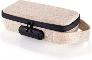 Smell Proof Bag | Smell Proof Stash Box with Combination Lock | Portable Travel Storage Case for Your Accessories | Gift for Men/Women (Small)