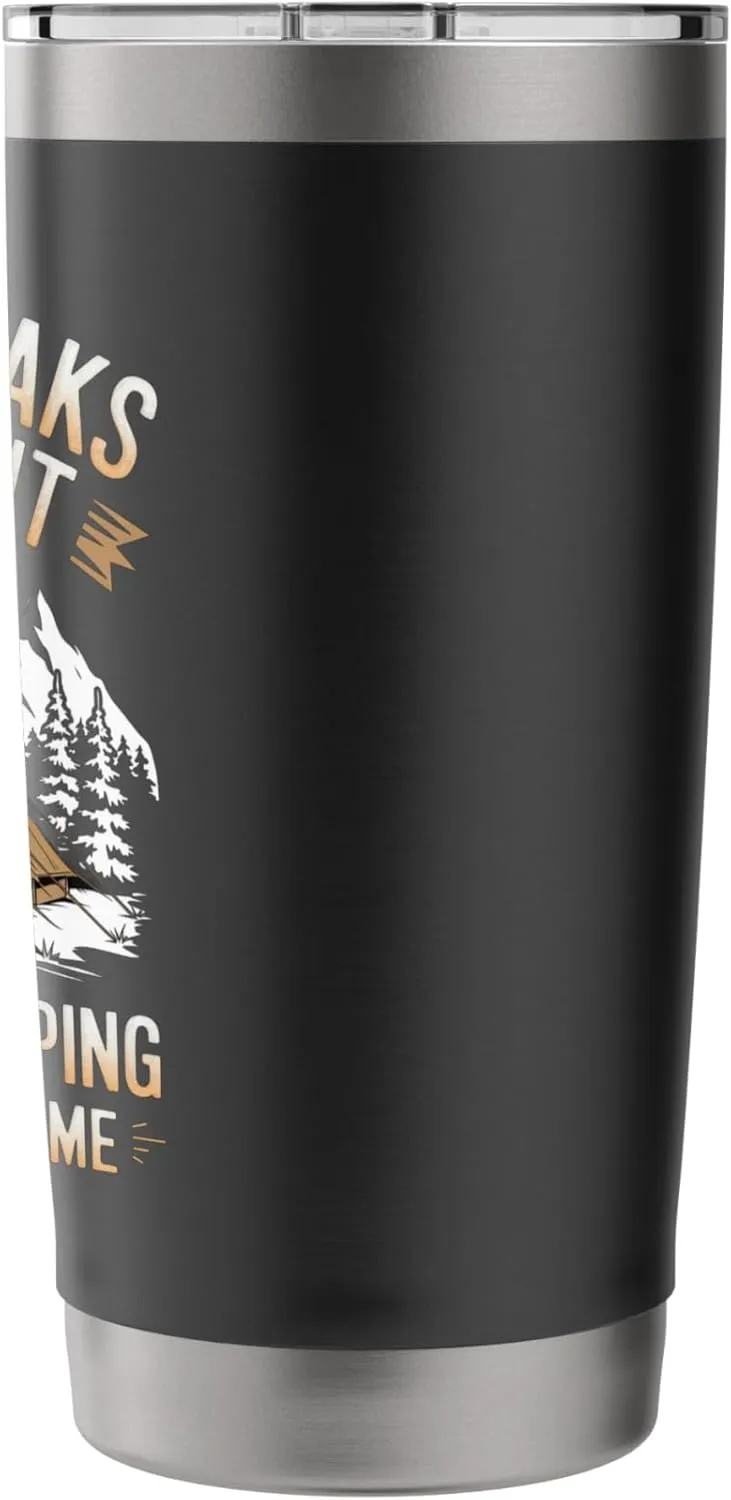 Snowy Peaks Cozy Tents Alpine Camping Stainless Steel Insulated Tumbler