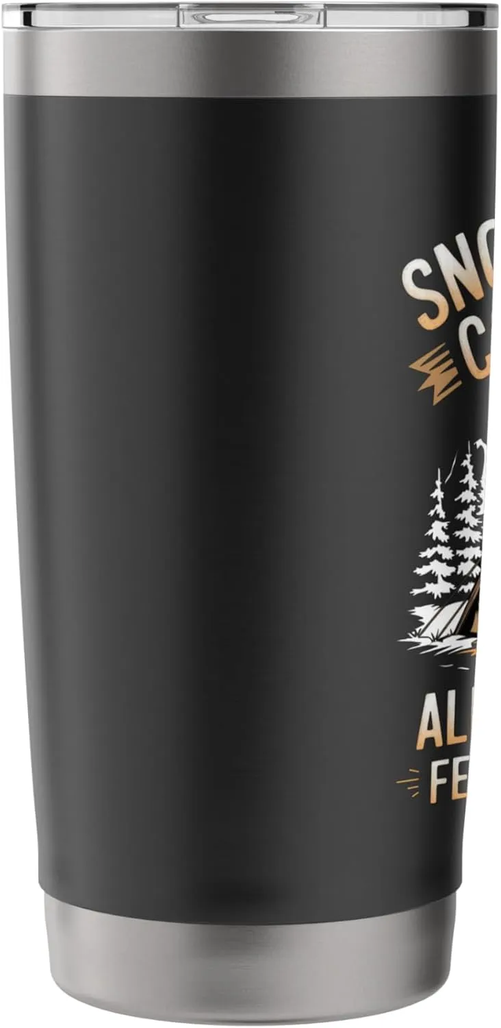 Snowy Peaks Cozy Tents Alpine Camping Stainless Steel Insulated Tumbler