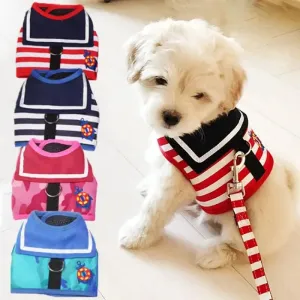 Soft Navy Leash Set for Small-Medium Dogs