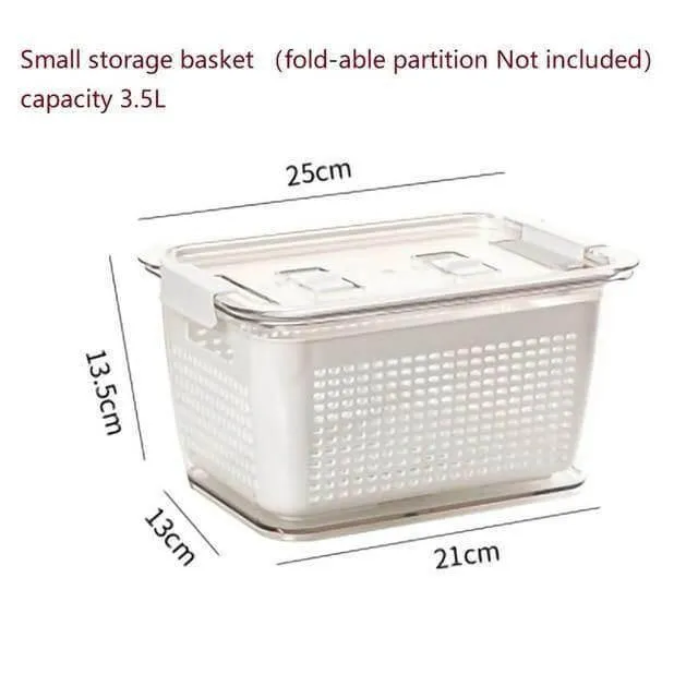 Space Saver Fridge Organizers - Container Storage Solutions for Smart Kitchen Storage