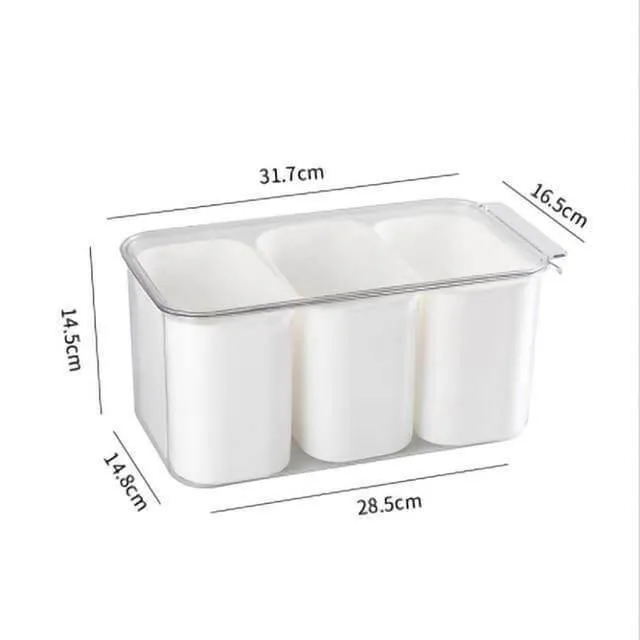 Space Saver Fridge Organizers - Container Storage Solutions for Smart Kitchen Storage