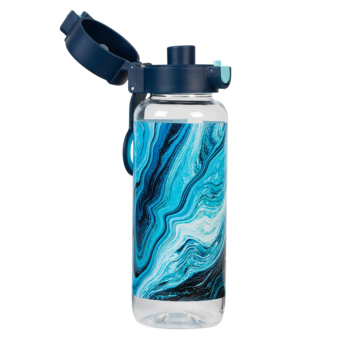 Spencil Big Kids Drink Bottle Ocean Marble