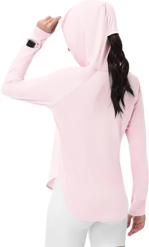 SPEXIAL Women's Sun Shirts UPF 50  UV Protection SPF Long Sleeve Hiking Fishing Running Quick Dry Lightweight Outdoor