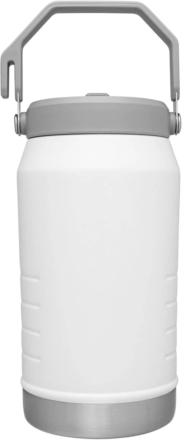 Stanley IceFlow Flip Straw Jug with Handle 64 oz| Twist On Lid and Flip Up Straw | Leak Resistant for Travel and Sports | Insulated Stainless Steel | BPA-Free |Polar