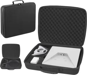 Starlink Mini Bag Waterproof Starlink Mini Case for Travel Case for Star Link Mi ni Accessories Portable Carry Bag for Star Link Mi ni Dish with Customized Shock Absorbing Foam Interior Black