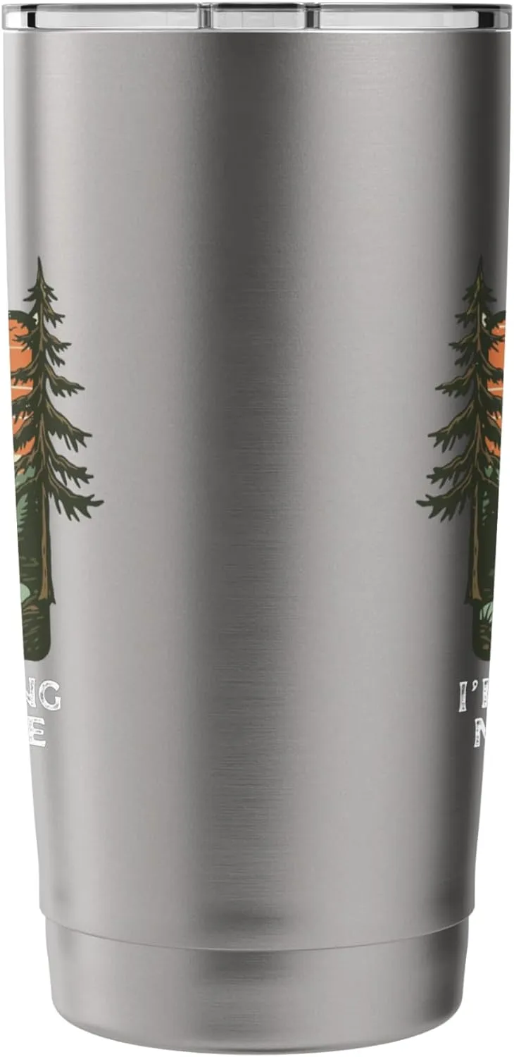 Stream Outdoors Peace Streaming Favorite Show Camping Sunset Stainless Steel Insulated Tumbler