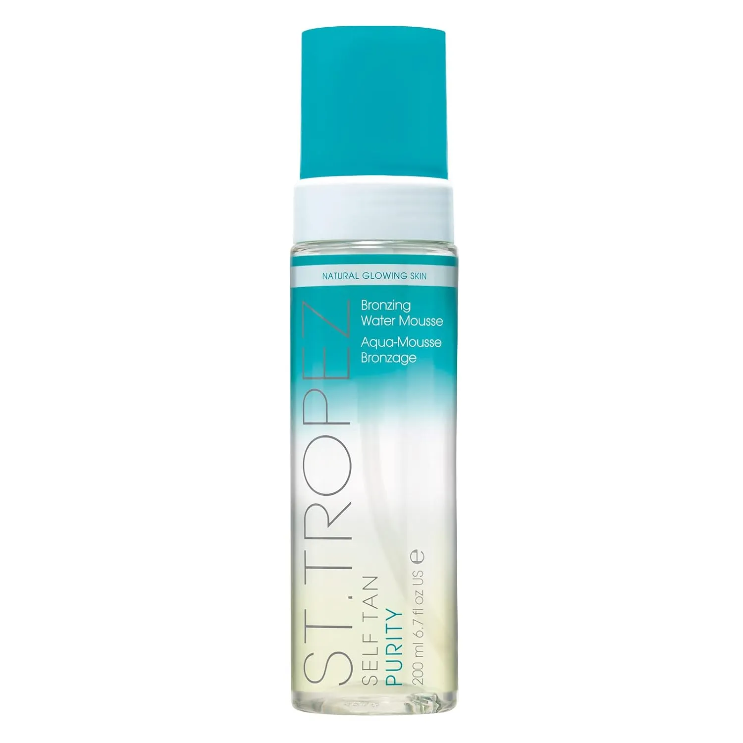 St.Tropez Self Tan Purity Bronzing Water, Clear Tanning Water Foam, Streak-Free Finish, Develops in 4-8 Hours, Vegan, Natural & Cruelty Free