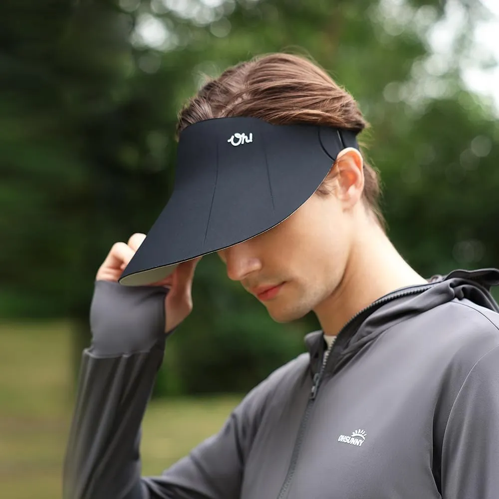Sun Visors for Women Wide Brim Summer UV Protection Foldable Sun Hat UPF 50  Beach Cap SNH5M133T