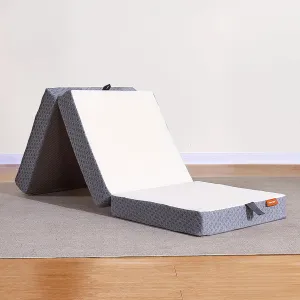 Sweetnight Tri Folding Mattress - 4-inch Foldable Mattress with a Collapsible and Washable Cover | Medium-Firm with Non-Slip Design | Suitable for RV Travel, Camping, Guest
