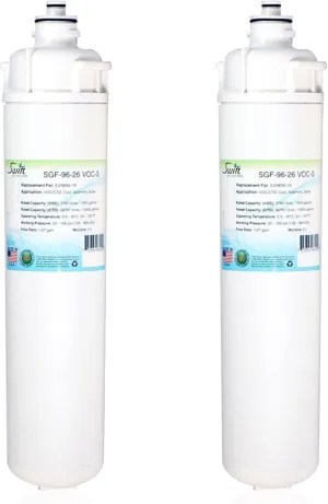 Swift Green Filters, catridge: 4FC-LS SGF-96-26 VOC-S Replacement water filter for Everpure EV9693-16, (2 Pack)
