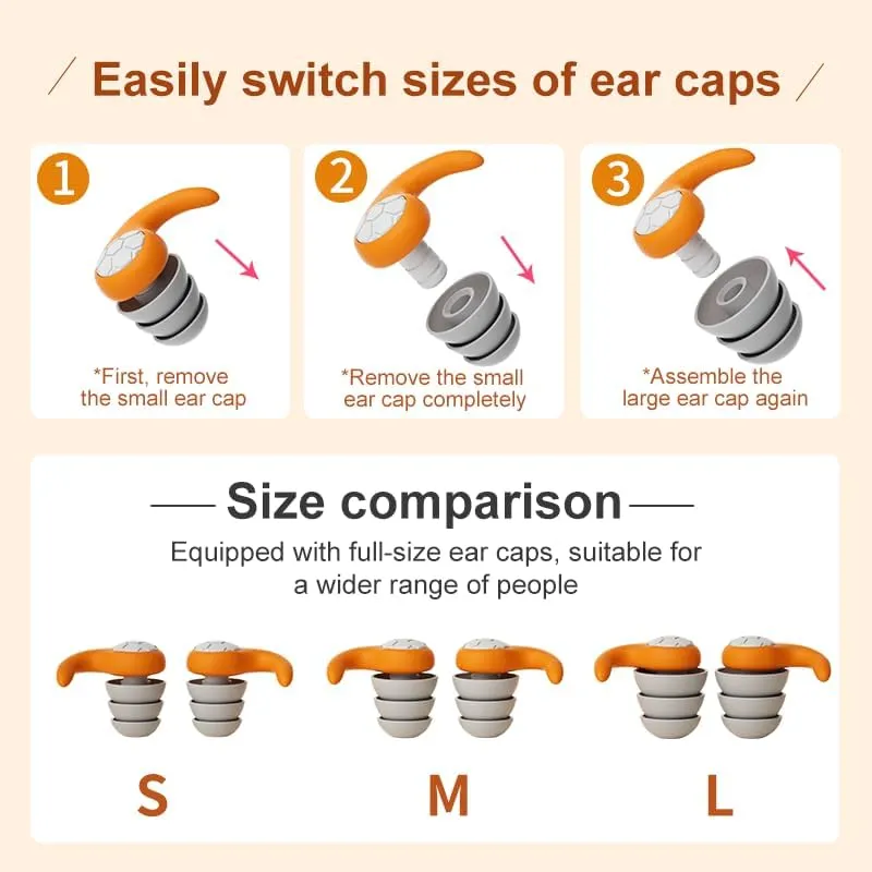 Swimming Ear Plugs, Waterproof Reusable Silicone Swim Earplugs for Swimming Surfing Snorkeling Showering and Water Pool,Beach,Ocean (Gray)