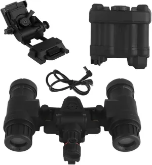 Tactical Airsoft Hunting Dummy AN/PVS31 Night Vision Goggles with Helmet Mount, No Function Binoculars Night Vision NVG Model Cosplay Prop