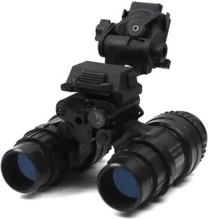 Tactical Airsoft Hunting PVS15 Dummy Night Vision Goggles Model with Mount, No Function Night Vision Binoculars & Goggles for Tactical Helmet NVG Mount, Cosplay Prop