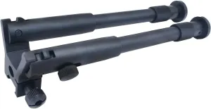 Tactical Bipod OP-I Aluminium Foldable Adjustable Height Fits Picatinny Rail