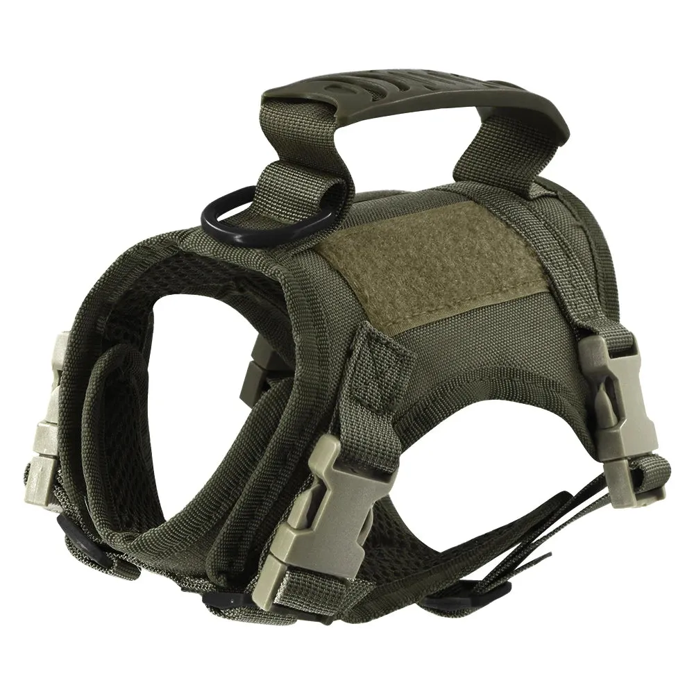 Tactical Puppy Harness Leash For Small Dogs Cats