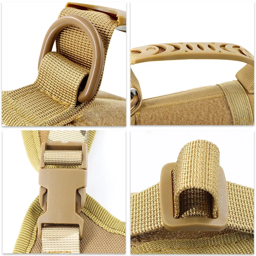 Tactical Puppy Harness Leash For Small Dogs Cats